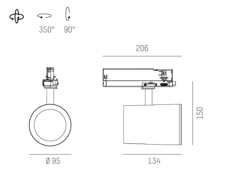 Molto Luce SHOPSTAR LEAN TRACK (grau) - Produktbild 2