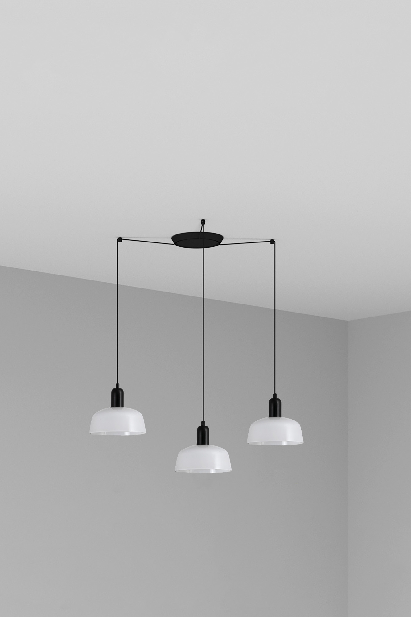 Faro TATAWIN S 3L Pendelleuchte Glas weiß Faro TATAWIN S 3L Pendelleuchte Glas weiß - Produktbild 1