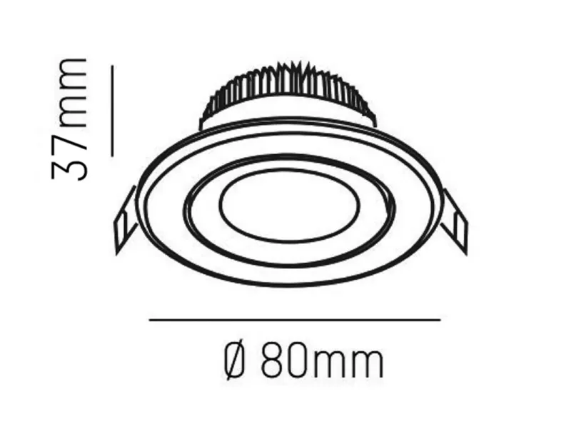 Molto Luce AGON ROUND (schwarz) - Produktbild 2