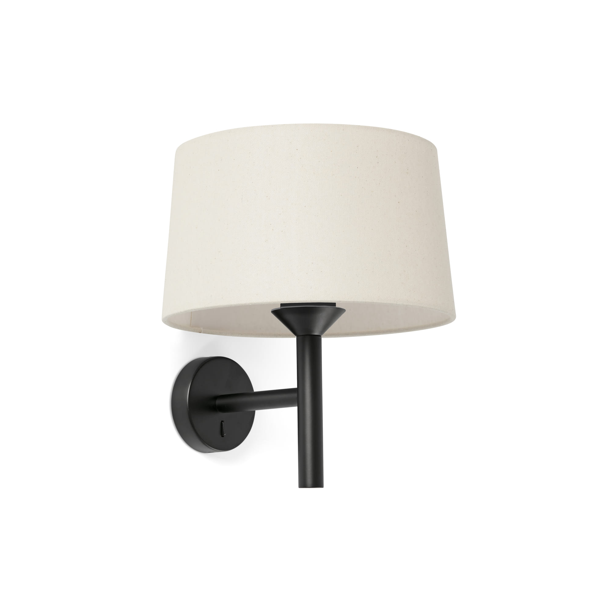 Faro WINDSOR Schwarze/Leinen Wandleuchte Faro WINDSOR Schwarze/Leinen Wandleuchte - 1