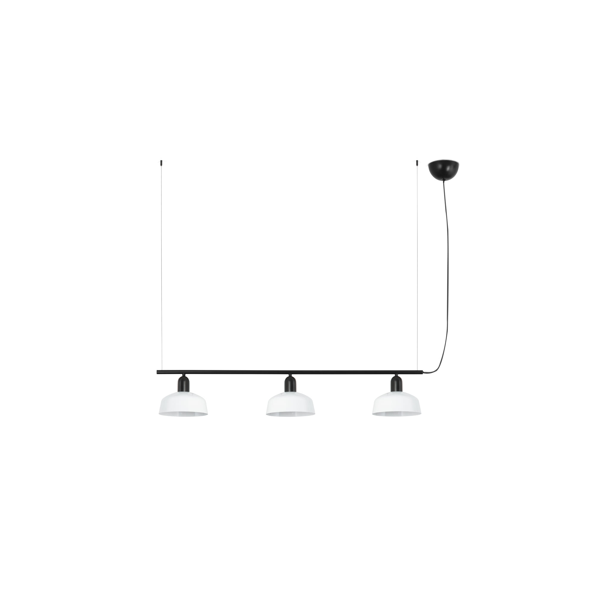 Faro TATAWIN S Metall 3L Pendelleuchte weiß - Produktbild 1