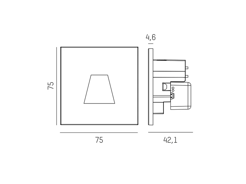 Molto Luce Wall 68R IP (Weiß) - 2