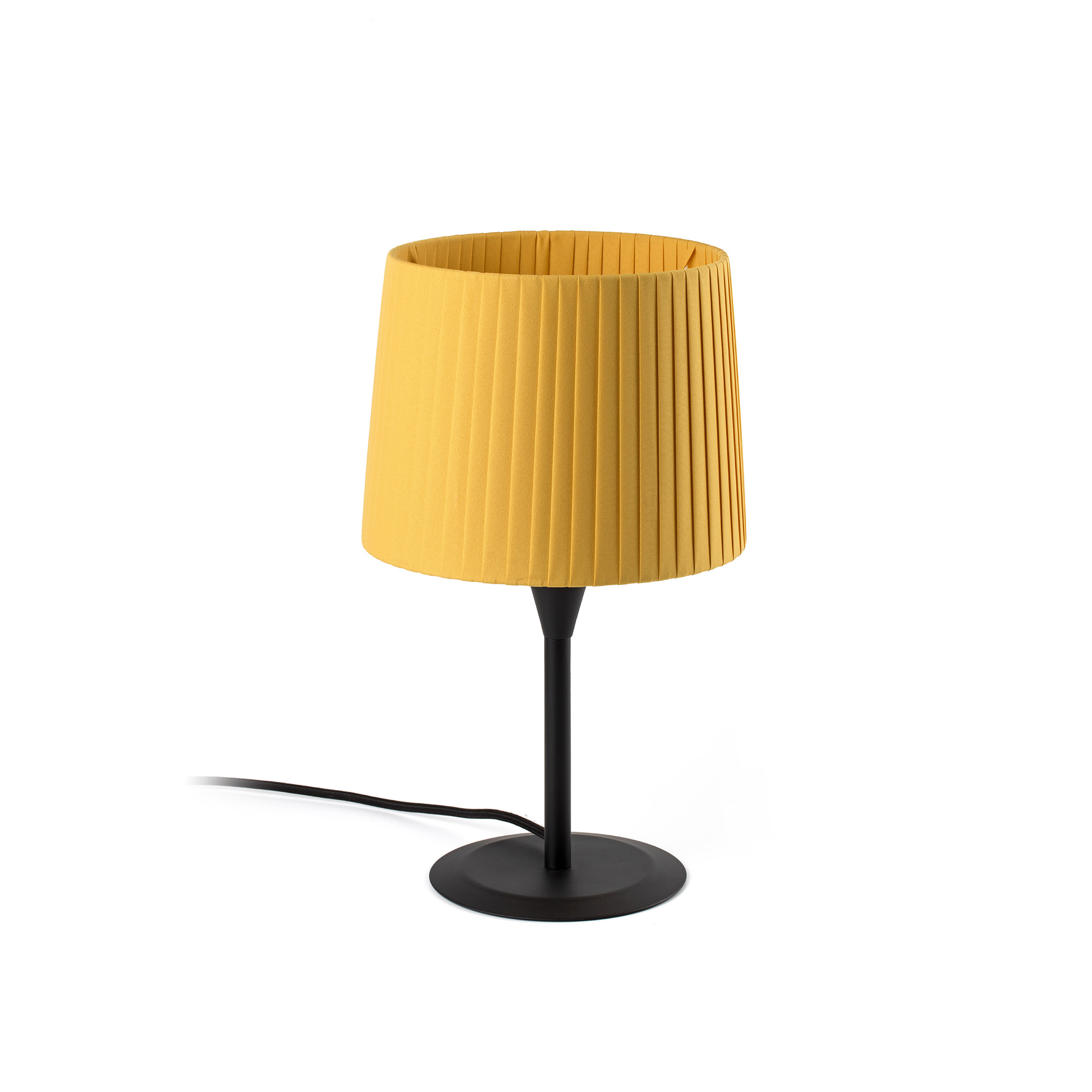 Faro SAMBA S Mini Tischleuchte schwarz/gelb geklebt - Produktbild 1