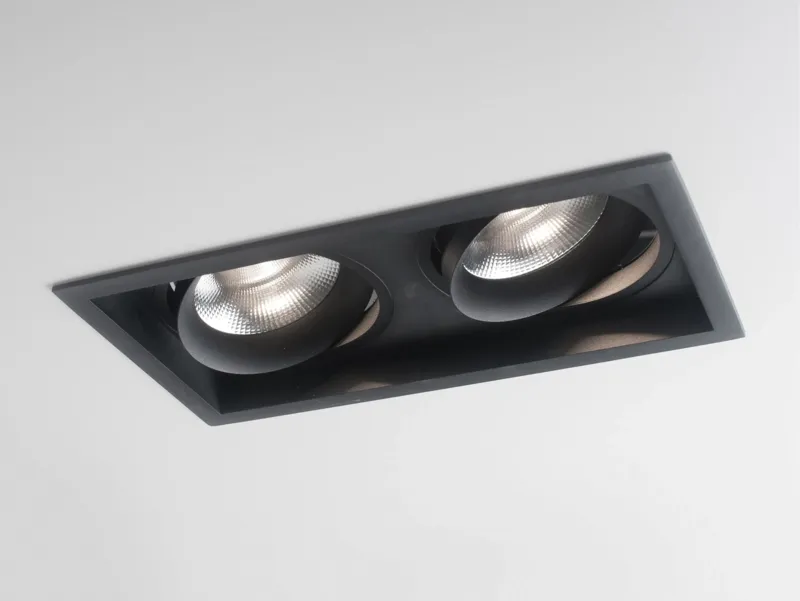 Molto Luce SAVO 20 SQUARE DOUBLE R (schwarz) Molto Luce SAVO 20 SQUARE DOUBLE R (schwarz) - Produktbild 1