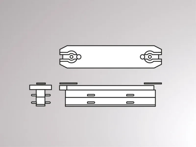 Molto Luce VOLARE LINEARVERBINDER (chrom) - 1