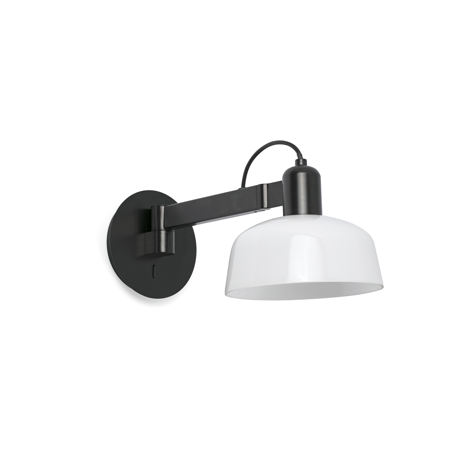 Faro TATAWIN Weiße Wandleuchte mit Wandarm - Produktbild 1
