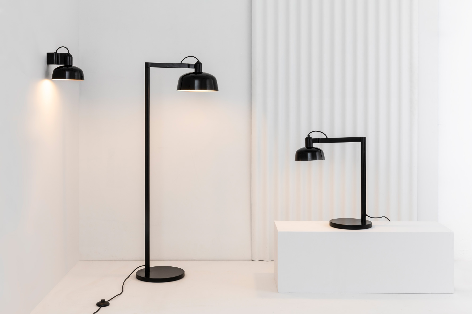 Faro TATAWIN Tischleuchte Glas schwarz - Produktbild 6