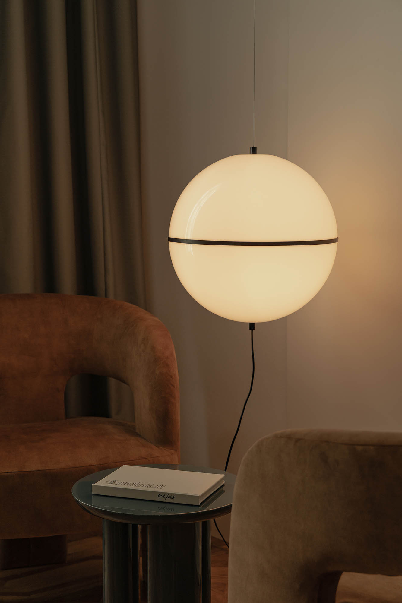 Faro DOME S Hängeleuchte schwarz mit Schalter - Produktbild 3