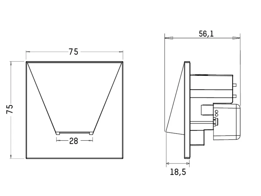 Molto Luce Wall 68R Quad (Weiß) - 2