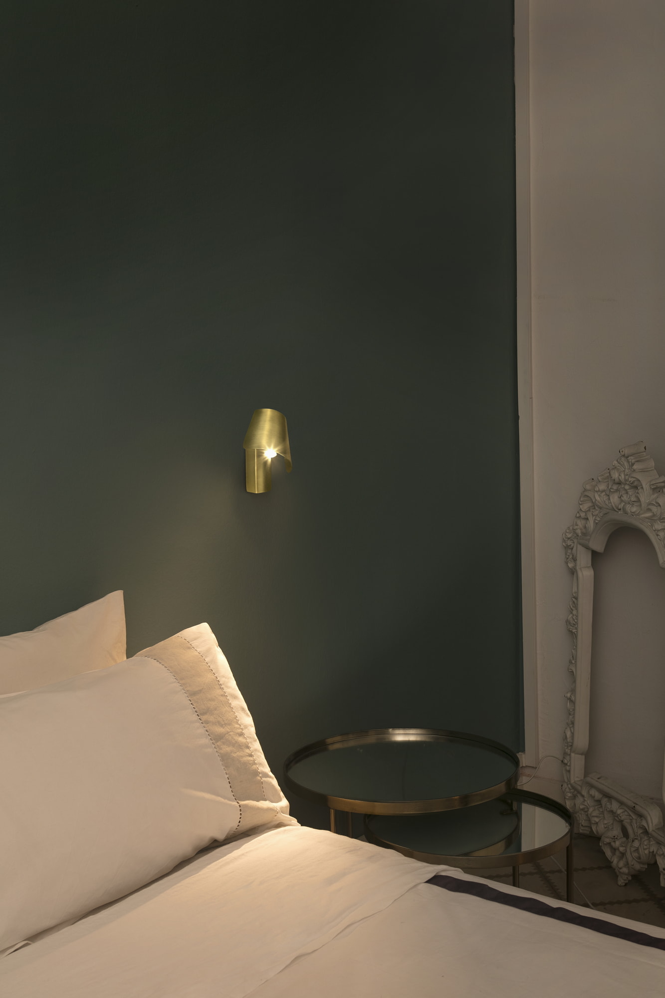 Faro LE PETIT Wandleuchte aus satiniertem Gold - Produktbild 2