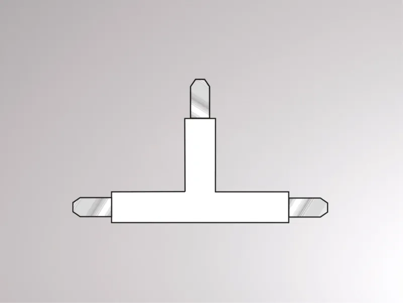 Molto Luce VOLARE T VERBINDER (schwarz chrom) - 1