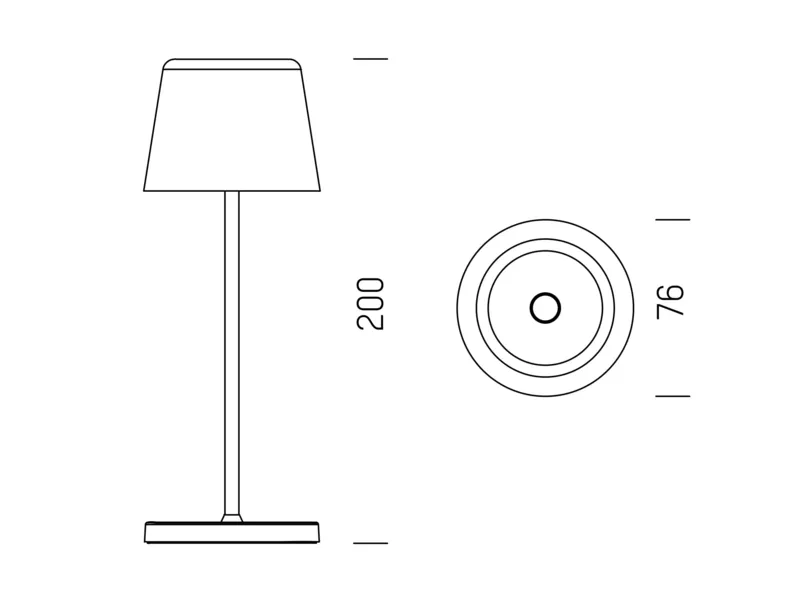 Molto Luce AESTA MINI T (weiß) - Produktbild 2