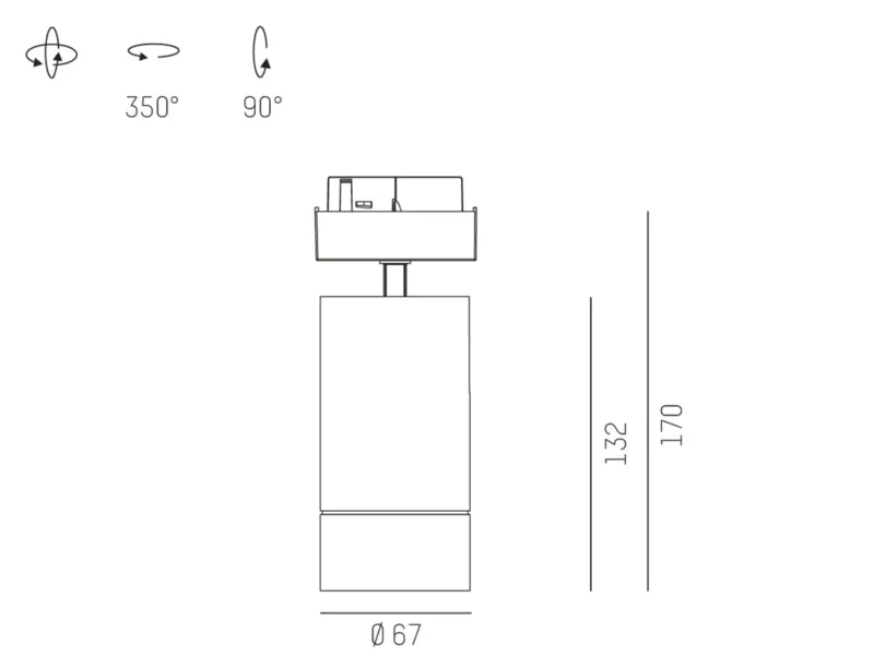Molto Luce MOVA S GU10 VOLARE (grau) - Produktbild 2