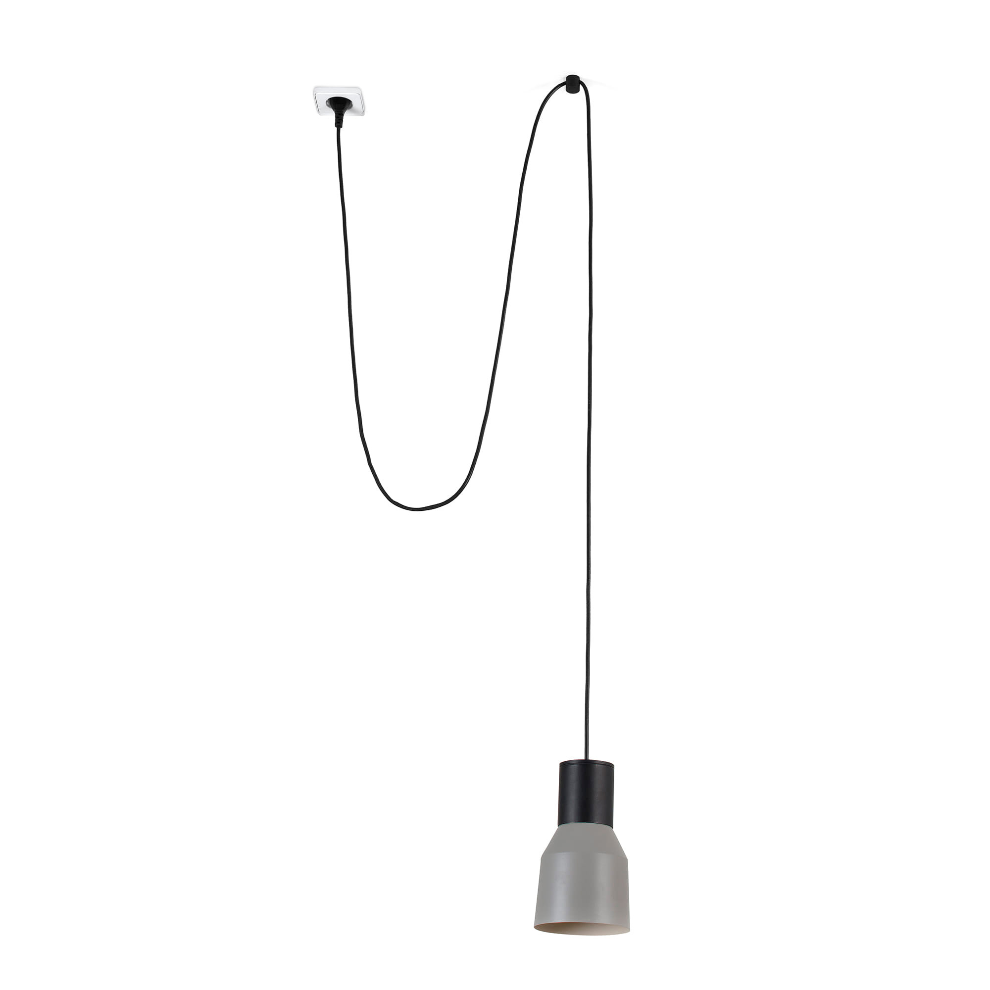 Faro KOMBO 120 Grau Pendelleuchte mit Stecker - Produktbild 1