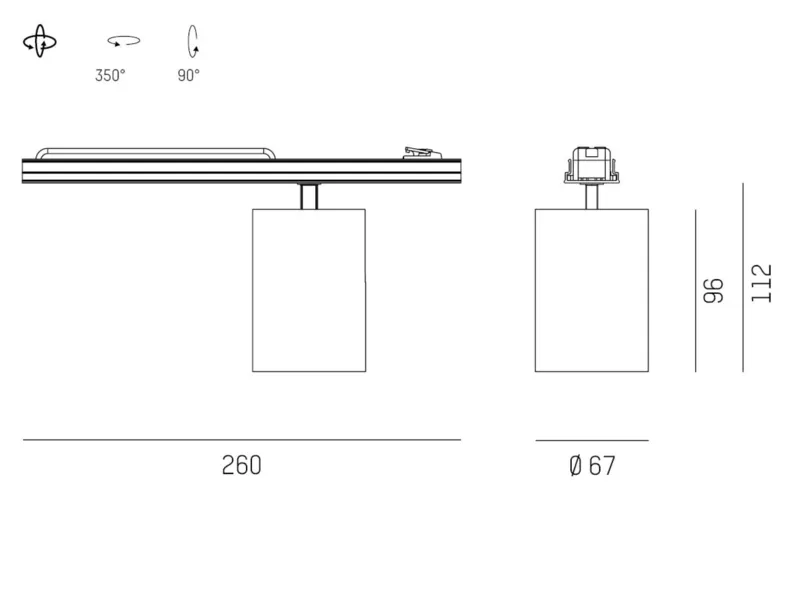 Molto Luce RIDE MOVA S SYSTEM INSERT (weiß) - Produktbild 2