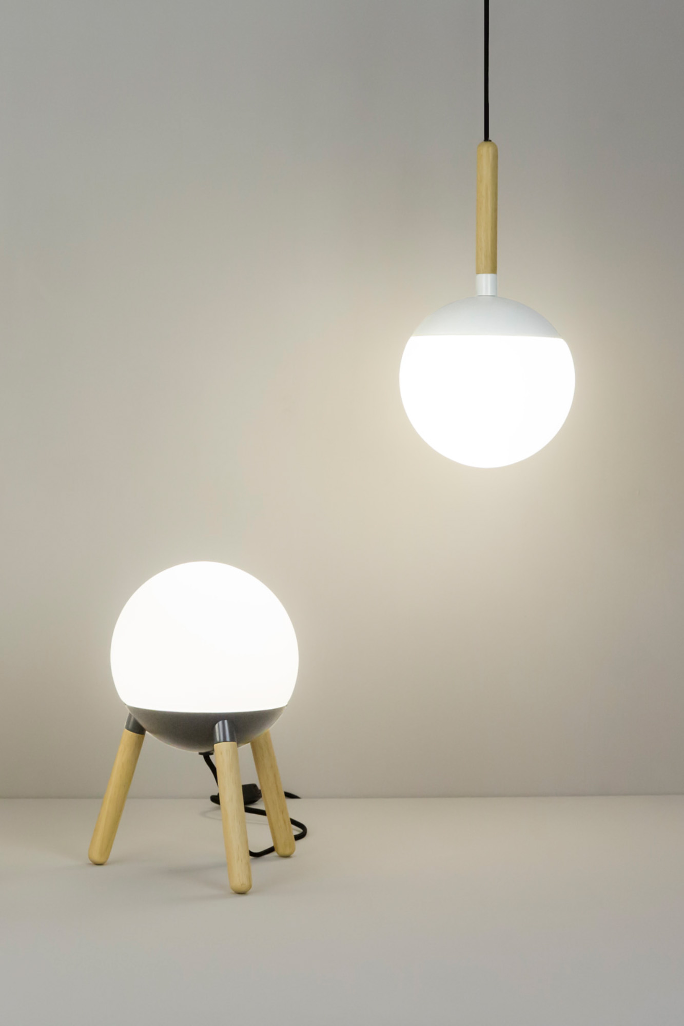 Faro MINE GLASS SPACE 2L Pendelleuchte weiß - Produktbild 2