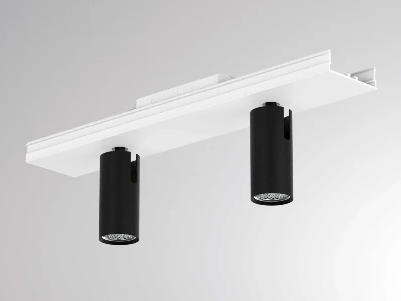 Molto Luce LOG 50 MAGNETICS EINSATZ 2-FLAMMIG (weiß) - Produktbild 1