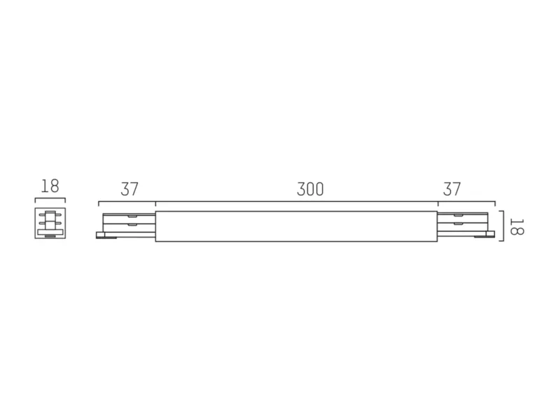 Molto Luce VOLARE MITTELEINSPEISUNG (aluminium eloxiert) - 2