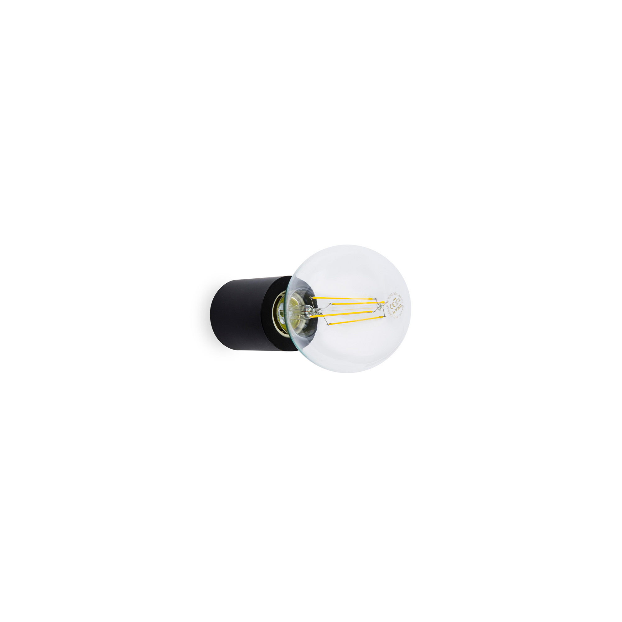 Faro TEN 70 Mattschwarze Wandleuchte - Produktbild 1