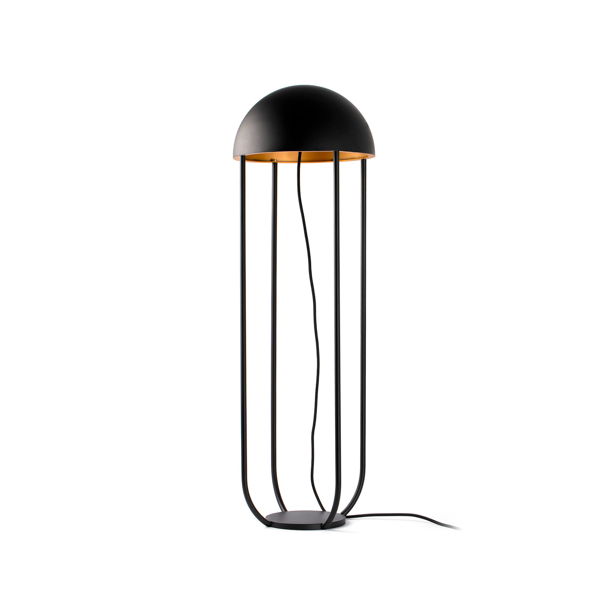 Faro JELLYFISH Schwarz-goldene Stehleuchte für das Wohnzimmer Faro JELLYFISH Schwarz-goldene Stehleuchte für das Wohnzimmer - Produktbild 1