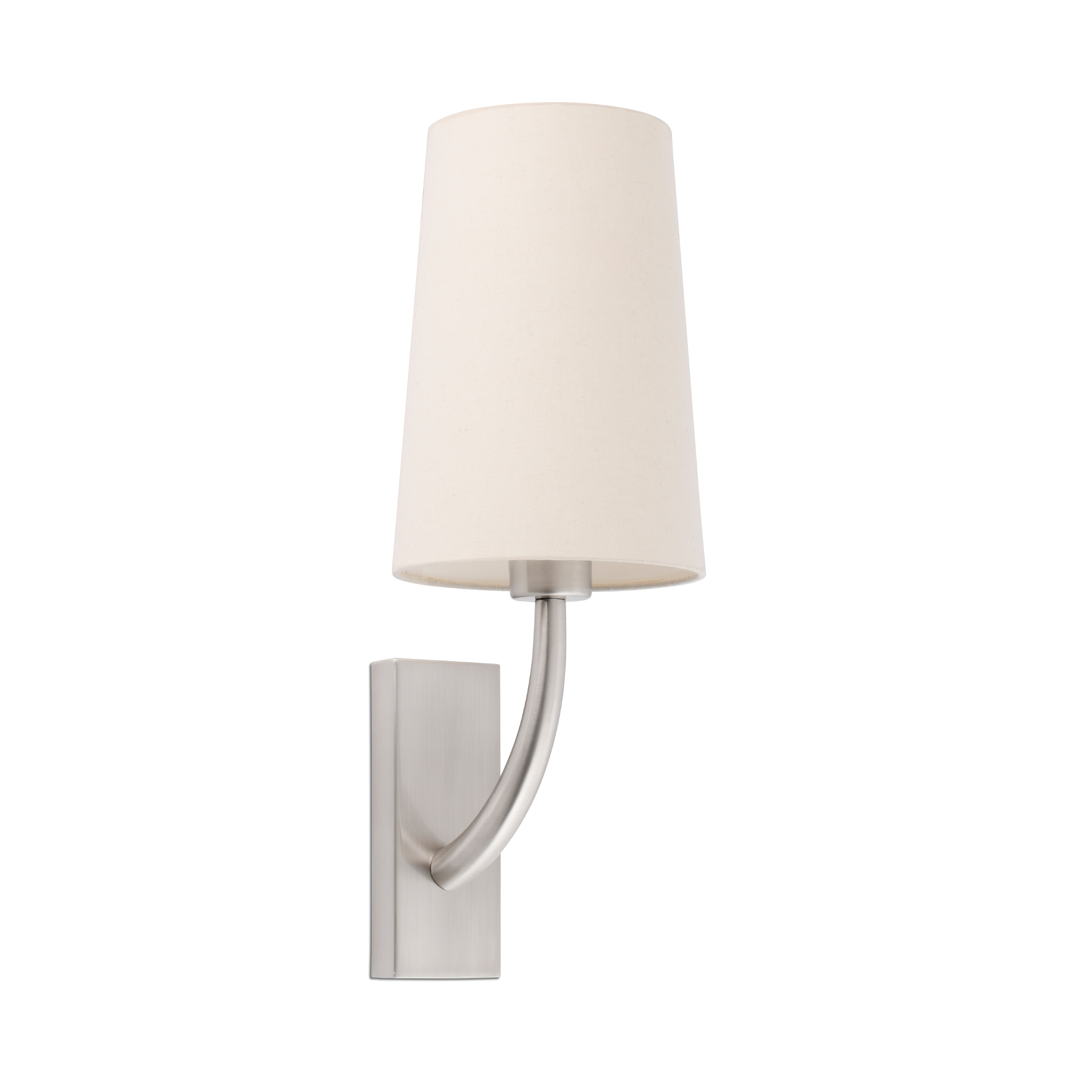 Faro REM Wandleuchte nickel matt/beige Faro REM Wandleuchte nickel matt/beige - Produktbild 1