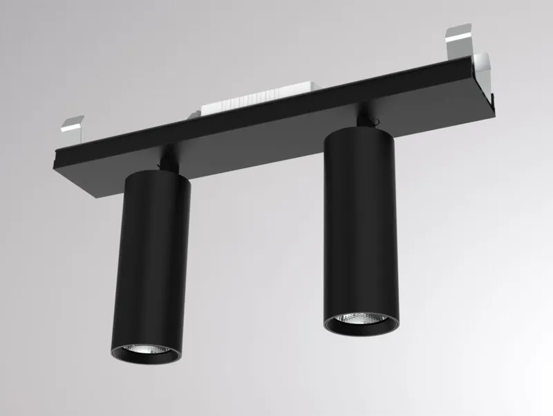 Molto Luce LOG 2.1 ROGGA EINSATZ 2-FLAMMIG (schwarz) Molto Luce LOG 2.1 ROGGA EINSATZ 2-FLAMMIG (schwarz) - Produktbild 1