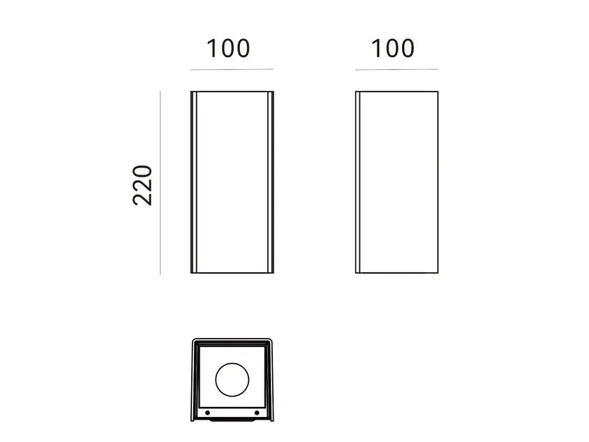Molto Luce CORBA SQ W (anthrazit) - 2
