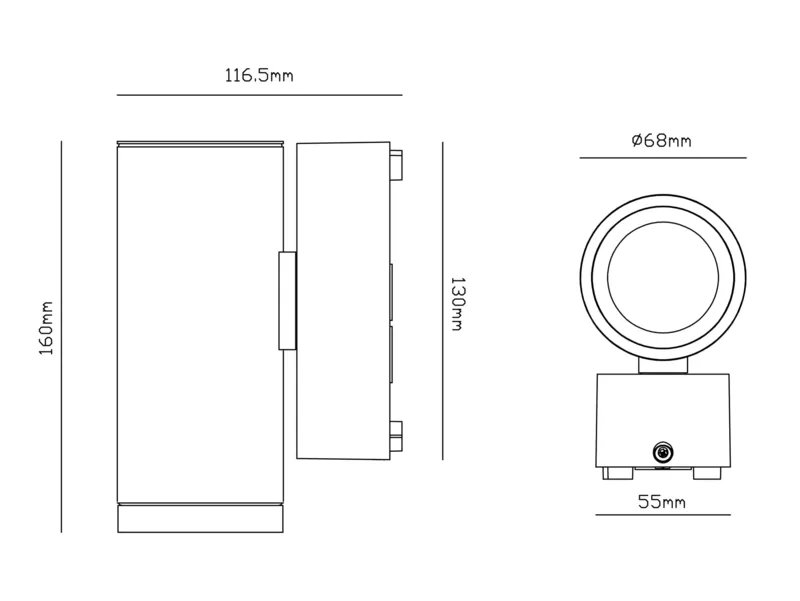 Molto Luce FORIS MINI RD W (anthrazit) - Produktbild 2