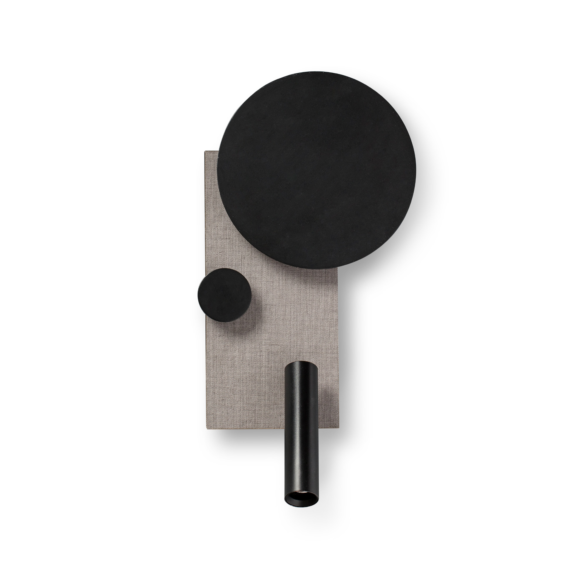 Faro KLEE Wandleuchte links grau mit Leser - Produktbild 1