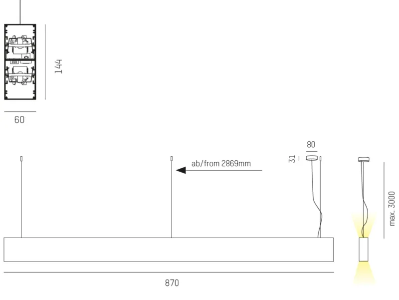 Molto Luce LOG OUT UP/DOWN PDI (schwarz) - Produktbild 2