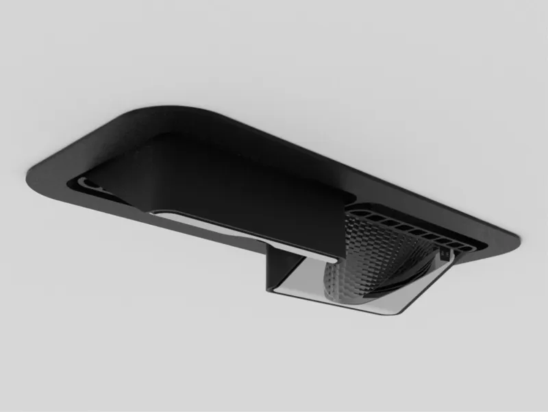 Molto Luce ARTIS 2 MATRIX FLOOR R (schwarz) - Produktbild 1