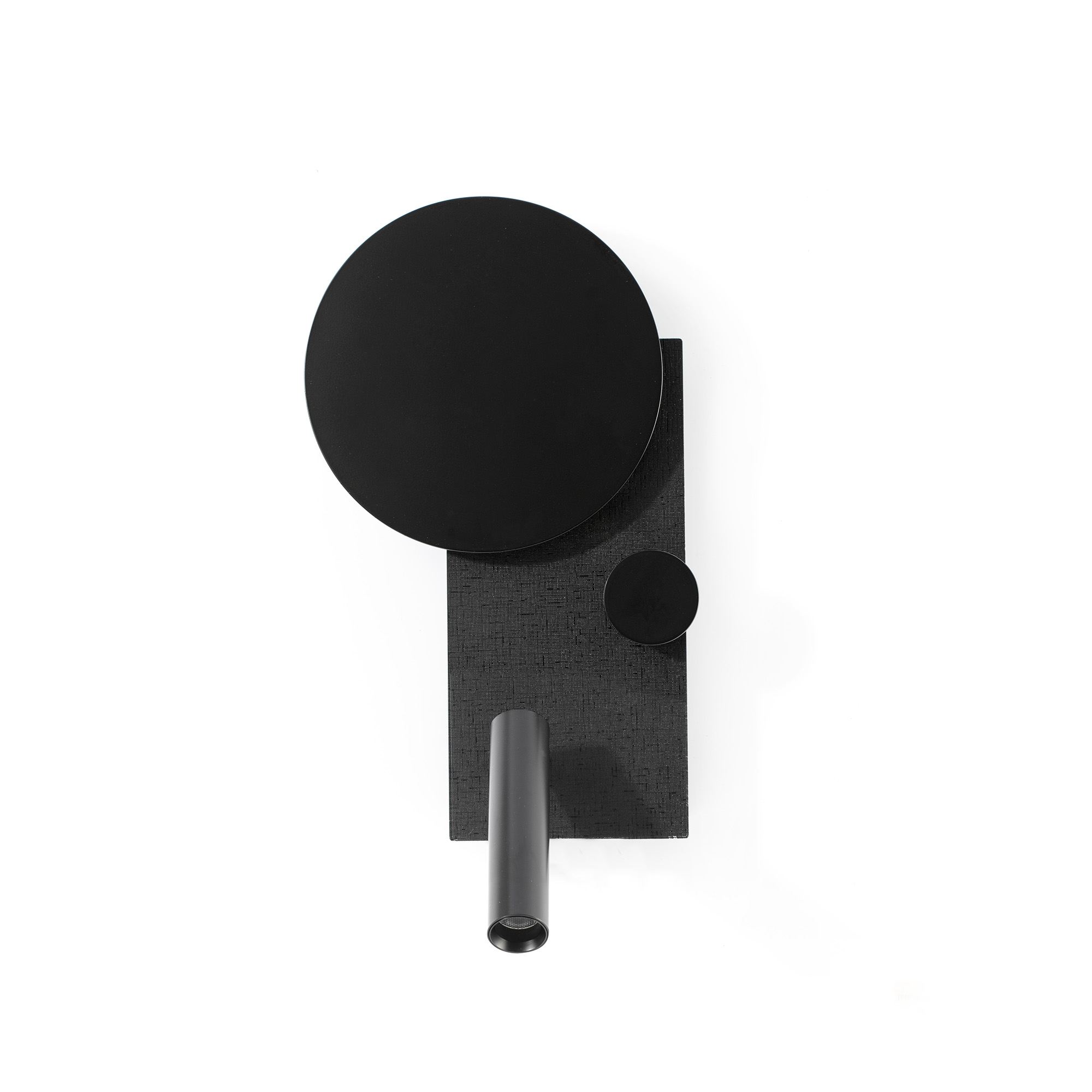 Faro KLEE Schwarze Wandleuchte rechts mit Leselampe Faro KLEE Schwarze Wandleuchte rechts mit Leselampe - Produktbild 1