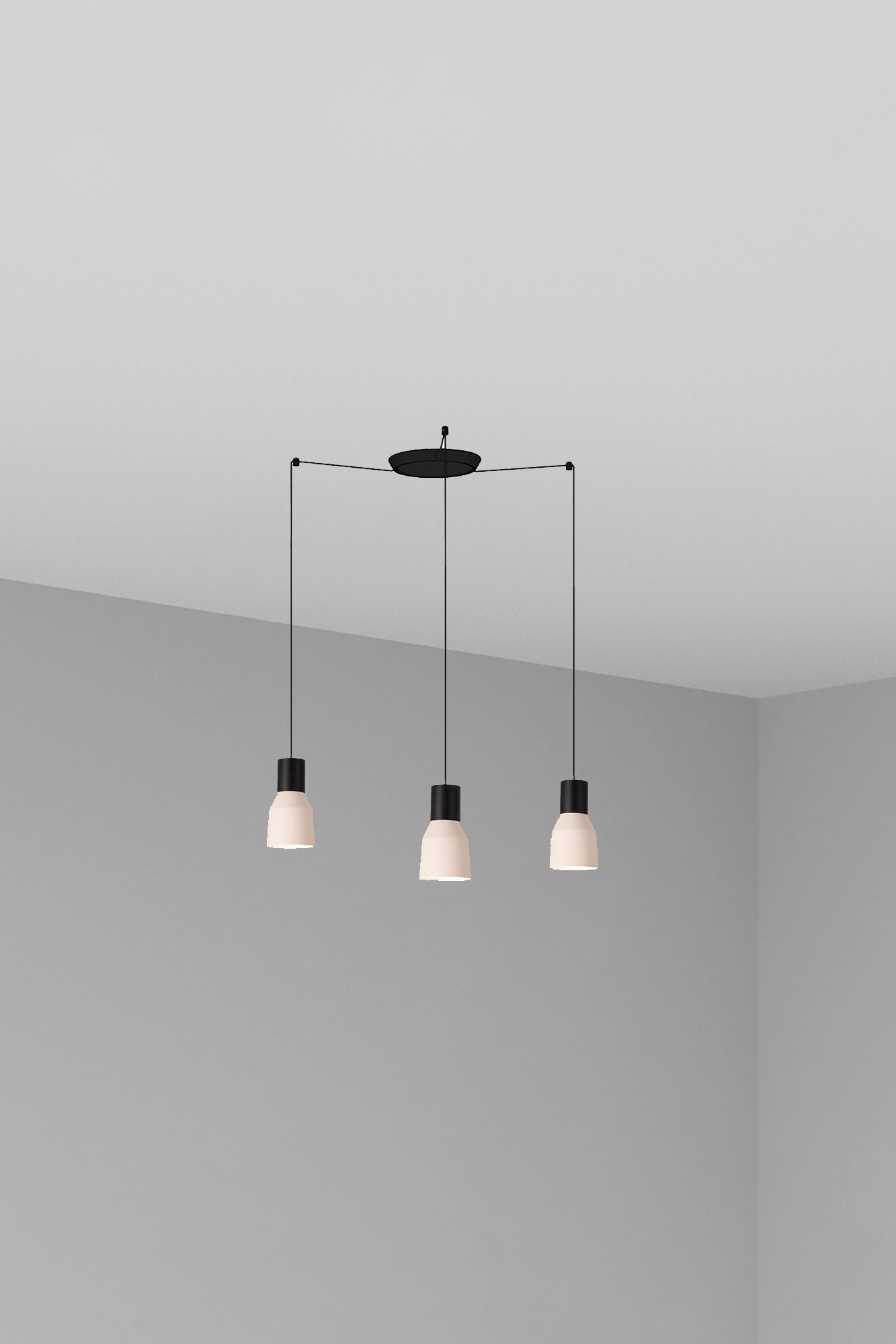 Faro KOMBO 120 3L Beige Pendelleuchte - Produktbild 1