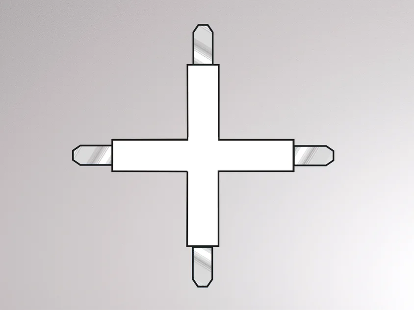 Molto Luce VOLARE X VERBINDER (aluminium eloxiert) - 1