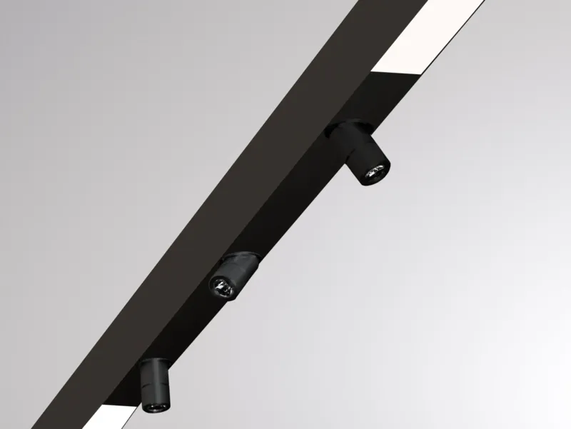 Molto Luce RIDE SPOT 3 SYSTEM INSERT (schwarz) - Produktbild 1