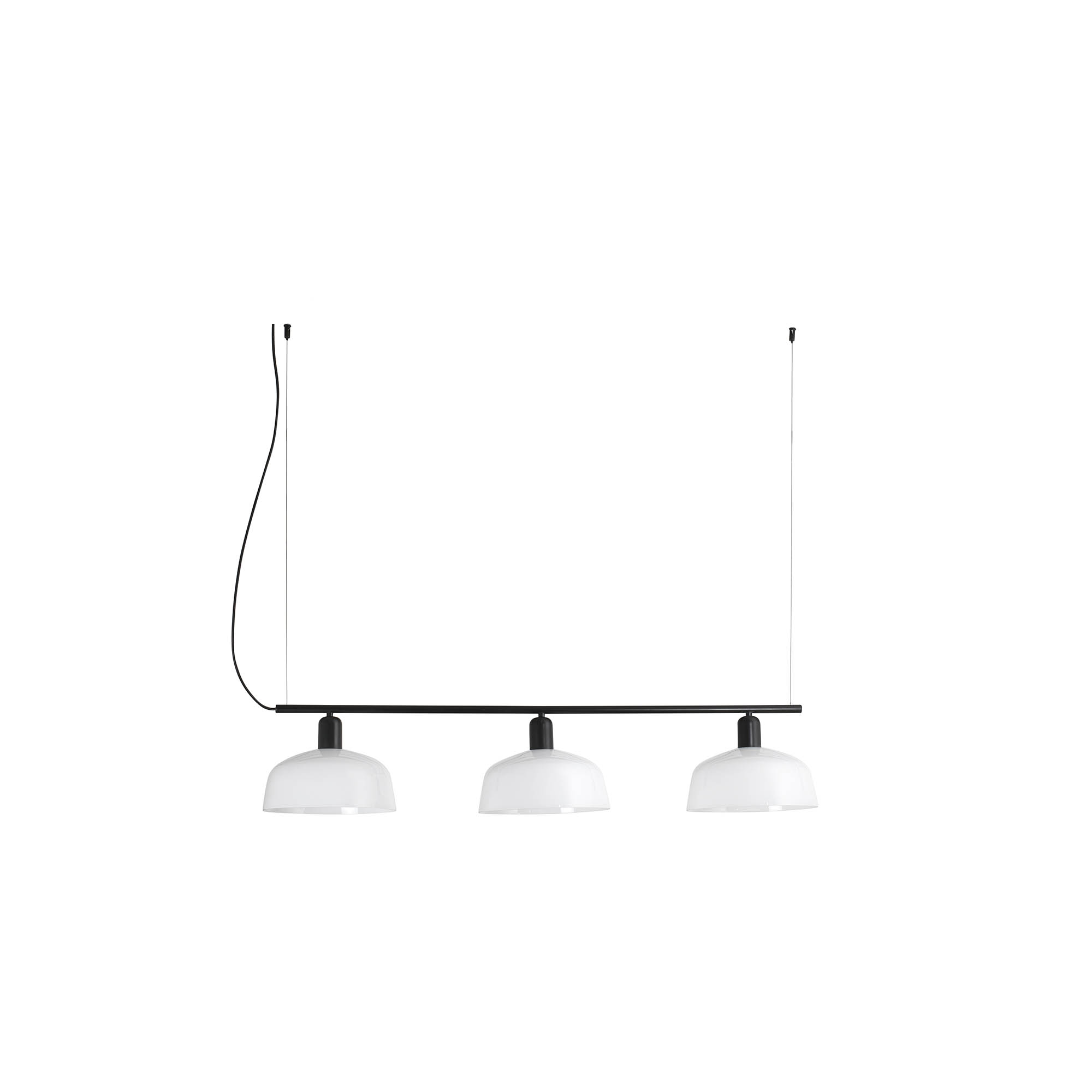 Faro TATAWIN M Lineare Pendelleuchte Glas weiß - Produktbild 1