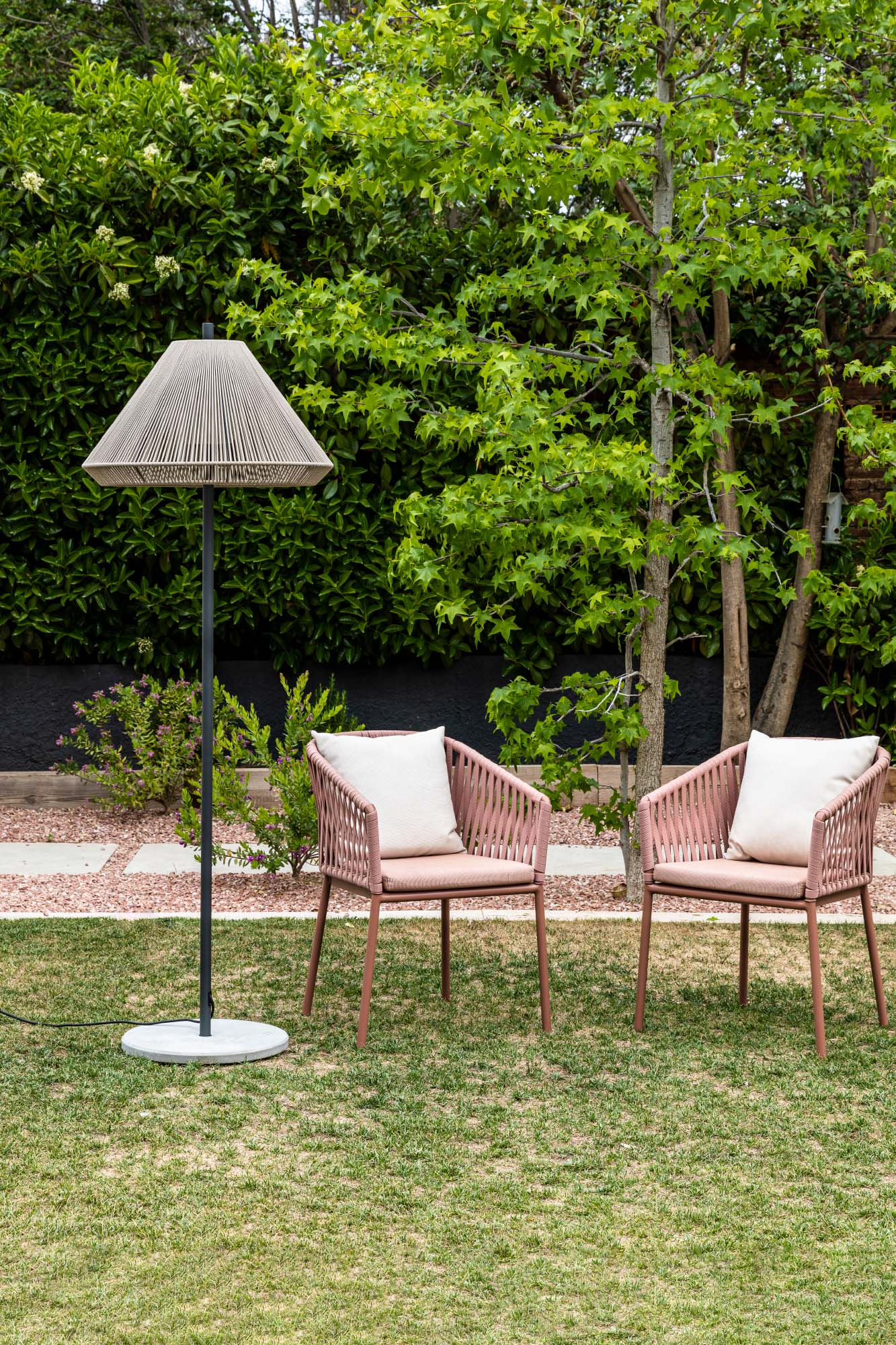Faro SAIGON OUT 1950 C70 Stehleuchte Grau/Beige - Produktbild 3