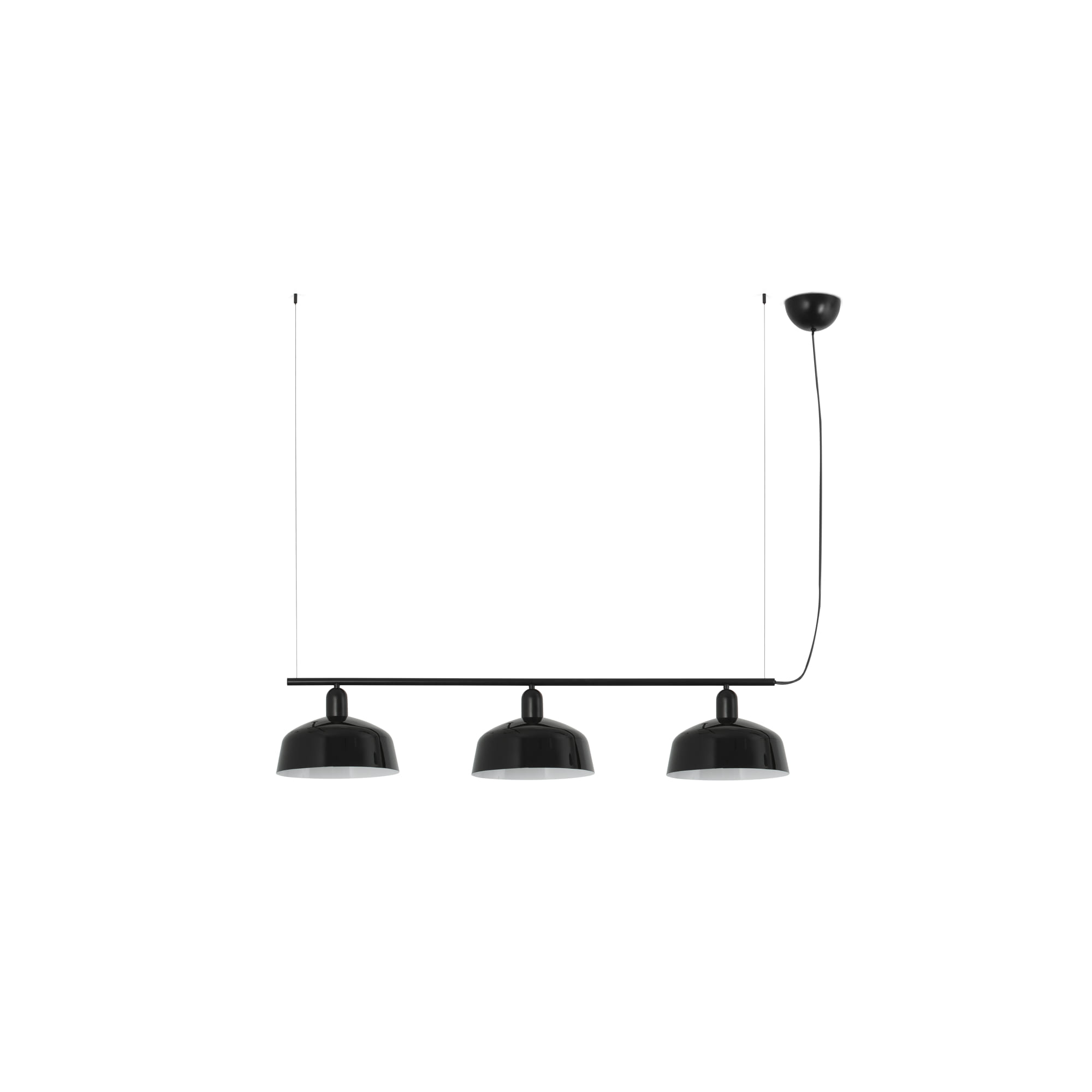 Faro TATAWIN M Metall 3L Pendelleuchte schwarz Faro TATAWIN M Metall 3L Pendelleuchte schwarz - Produktbild 1