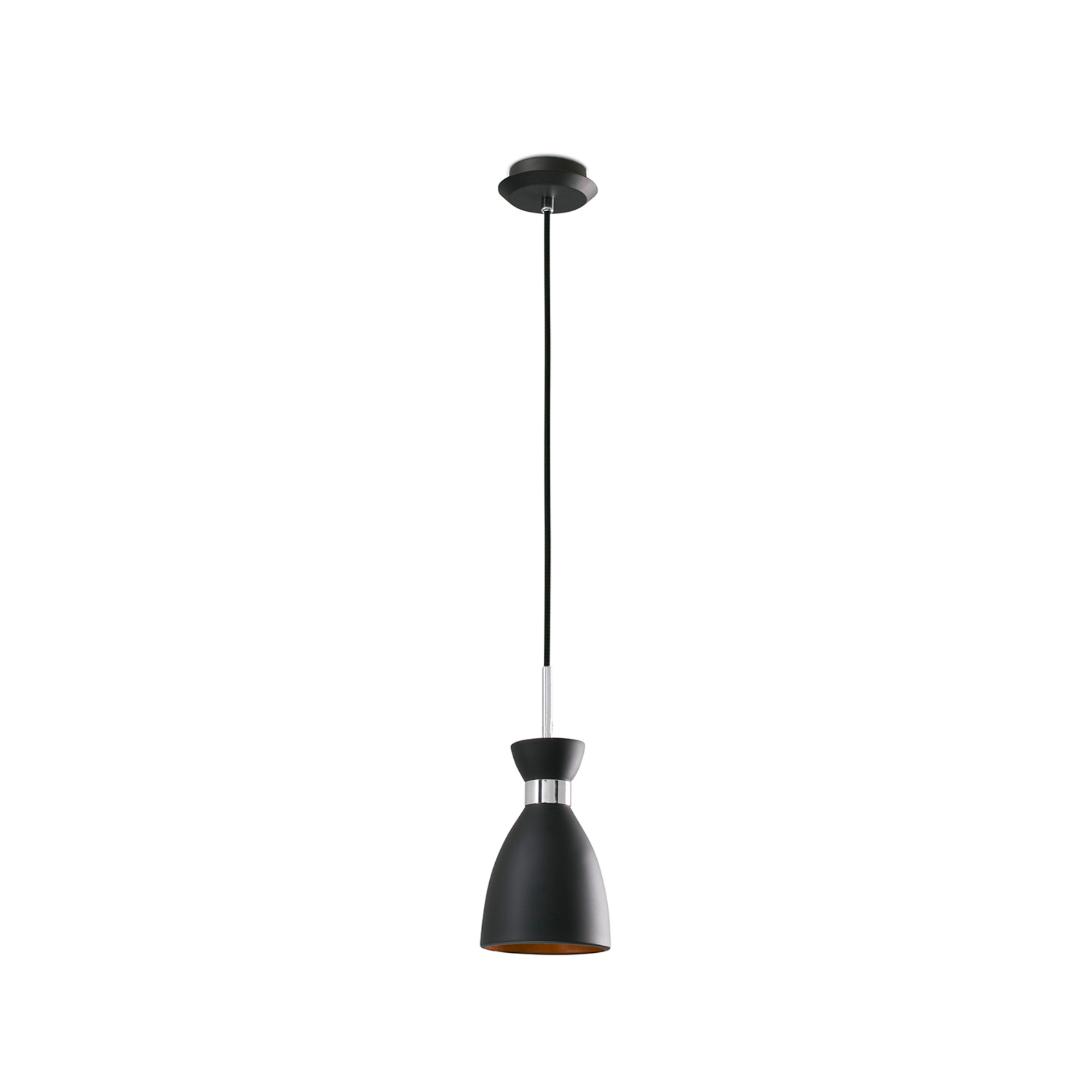Faro RETRO Pendelleuchte in Schwarz und Kupfer Faro RETRO Pendelleuchte in Schwarz und Kupfer - Produktbild 1