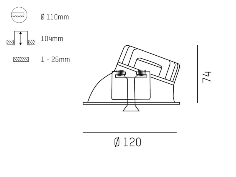 Molto Luce COZY WALLWASHER R (weiß) - Produktbild 2