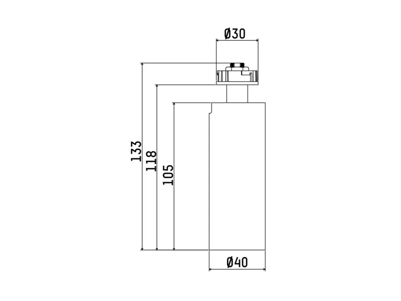 Molto Luce ELIX 40 (schwarz) - Produktbild 2