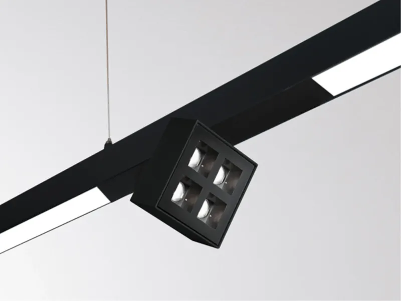 Molto Luce GRID RIDE SYSTEM INSERT (schwarz) - Produktbild 1