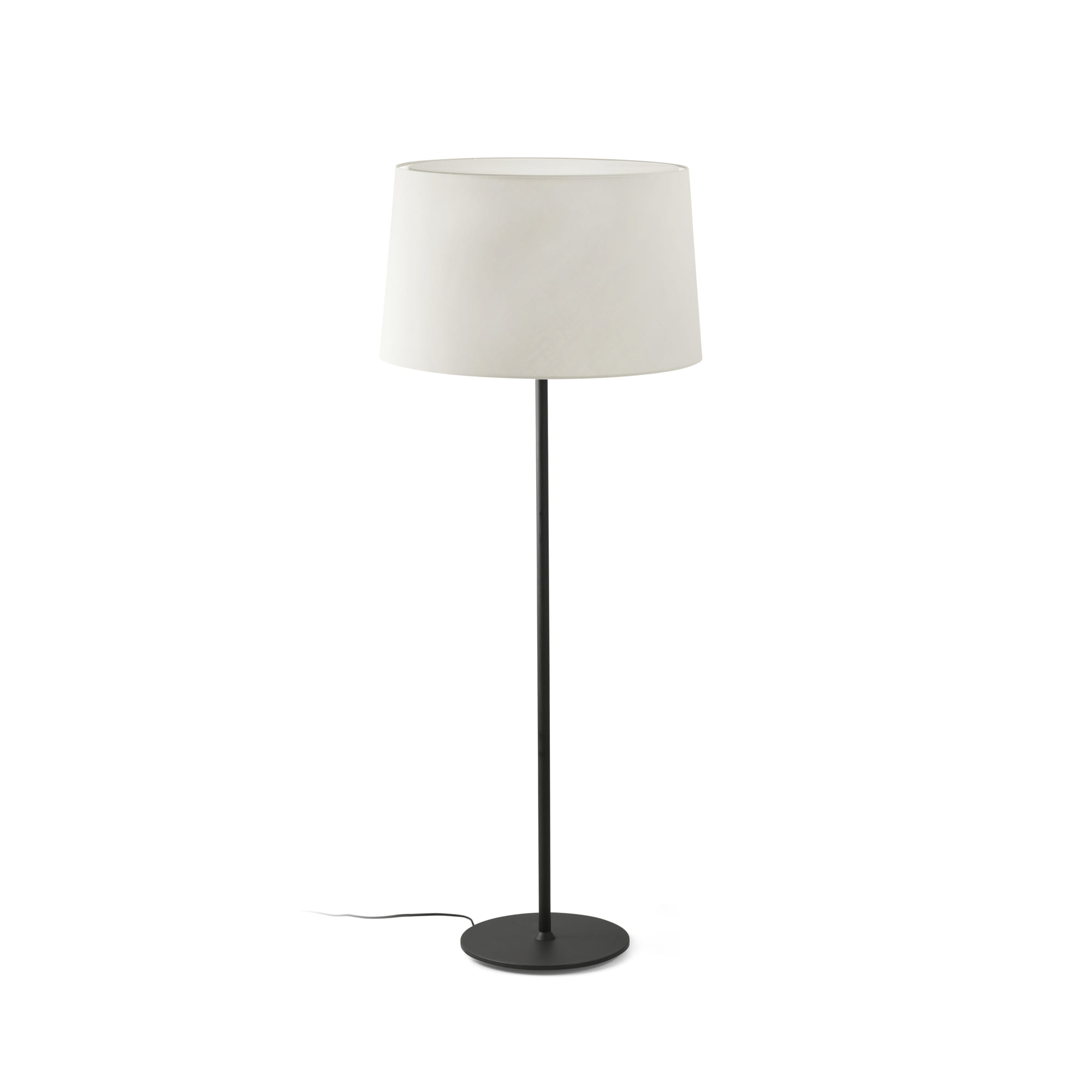 Faro WINDSOR Stehleuchte schwarz/Linen - Produktbild 1