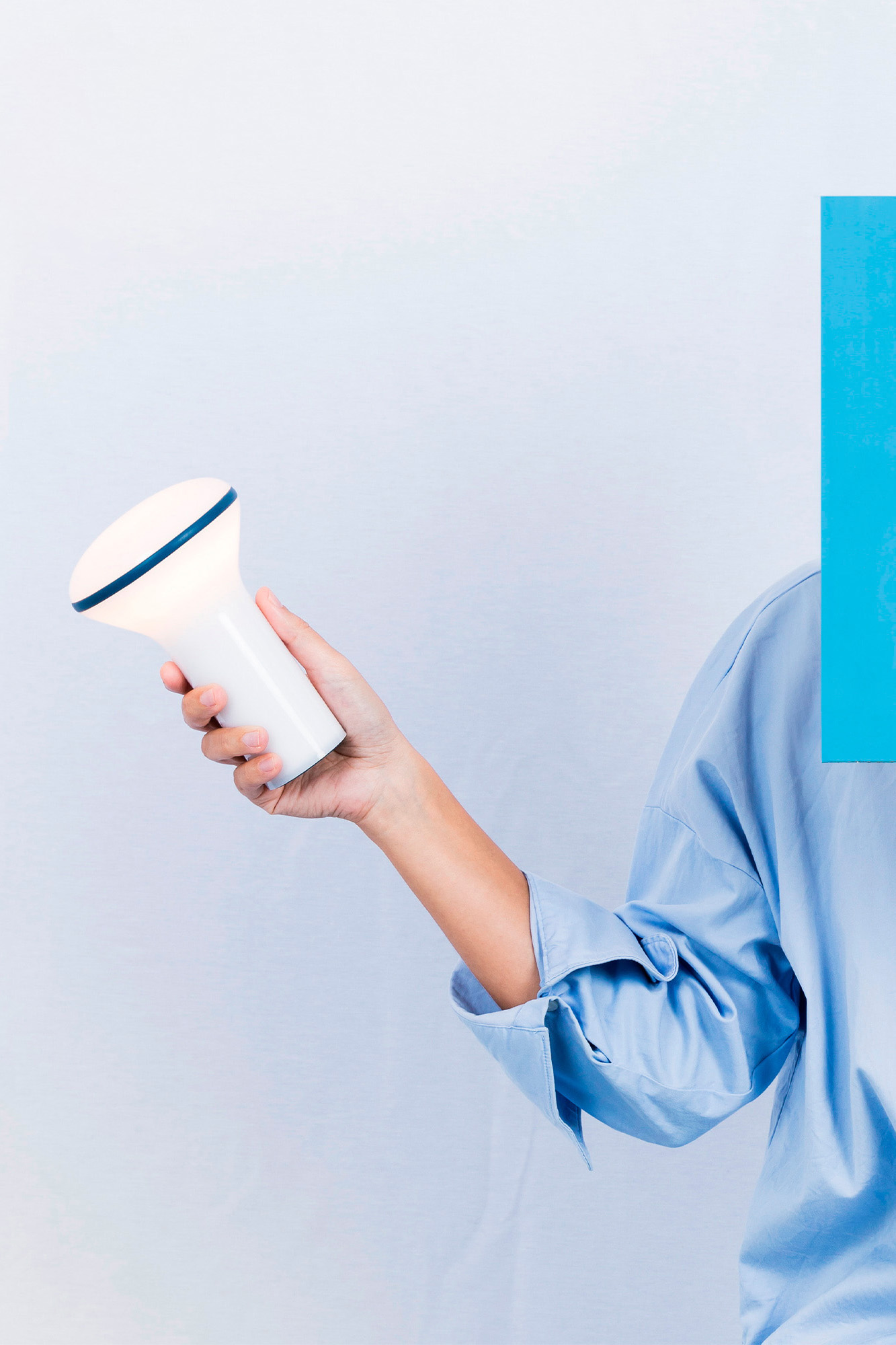 Faro BUDDY blaue tragbare Lampe - Produktbild 2