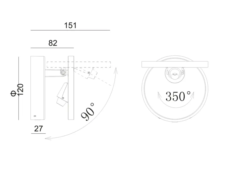 Molto Luce CLARUS W (schwarz gold) - Produktbild 2