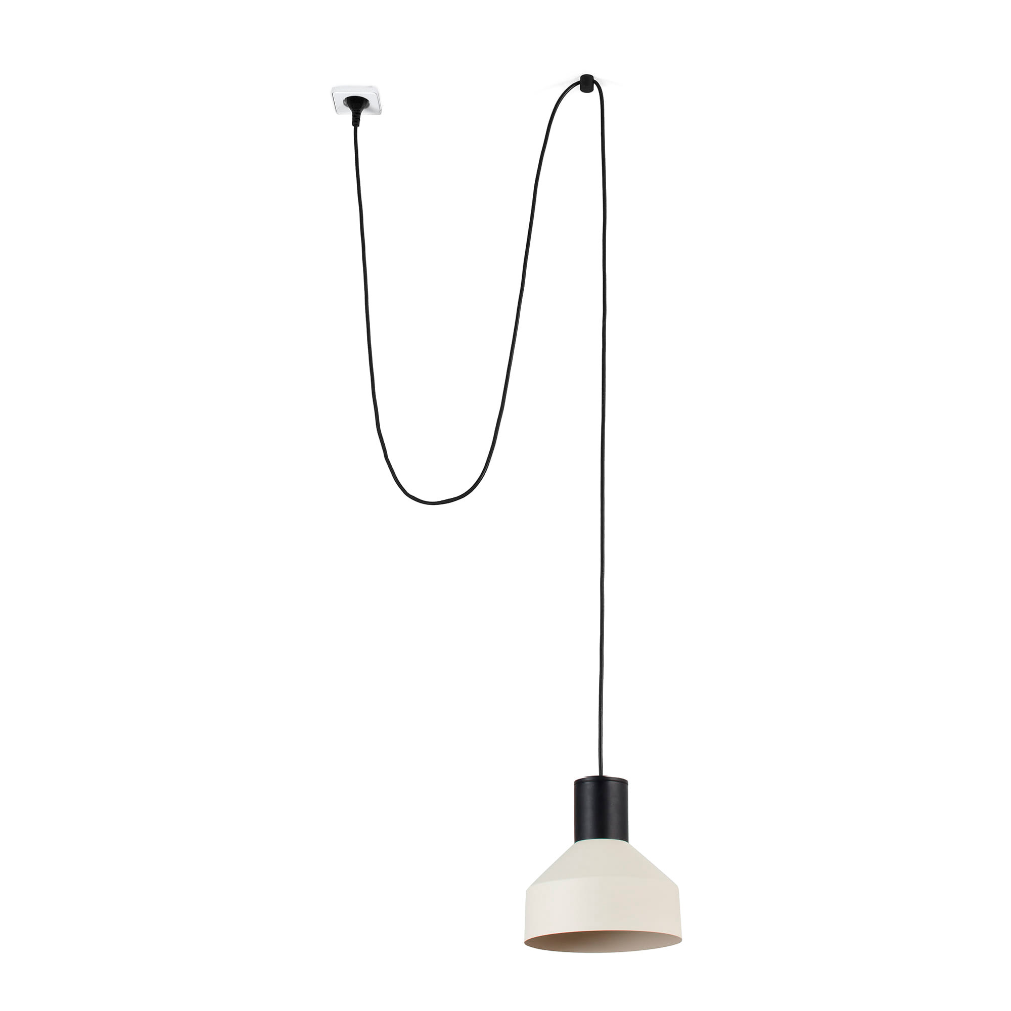 Faro KOMBO 200 Beige Pendelleuchte mit Stecker - Produktbild 1