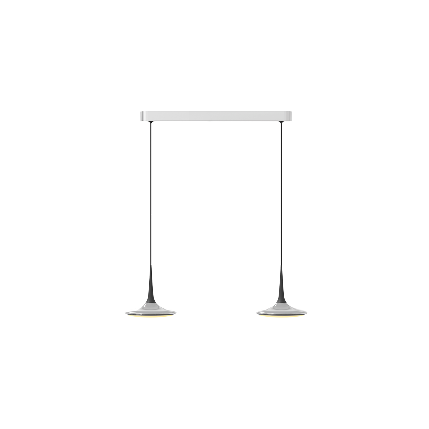 Grau Falling Leaf Trace Polished/Black - Produktbild 1
