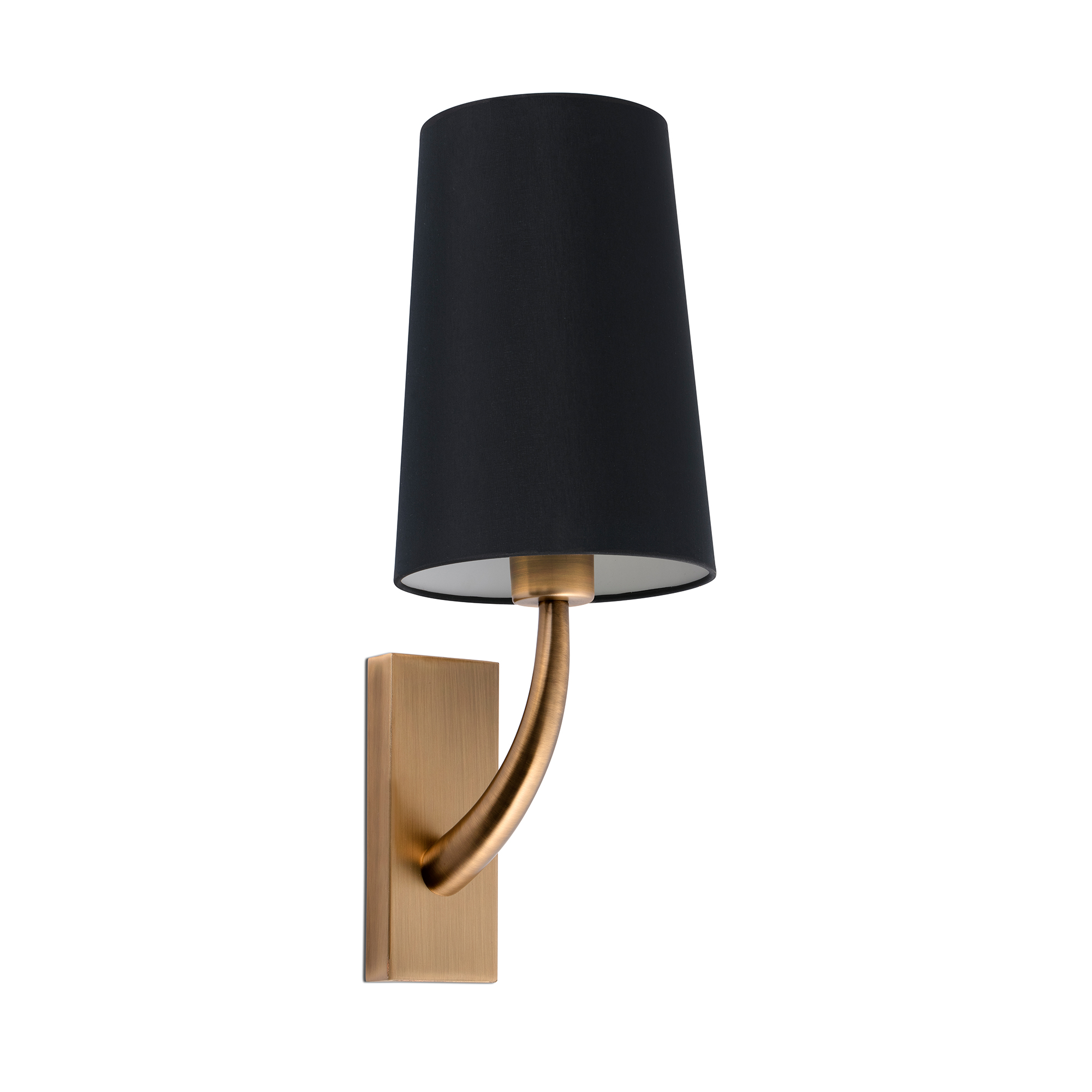 Faro REM Wandleuchte altgold matt/schwarz - Produktbild 1