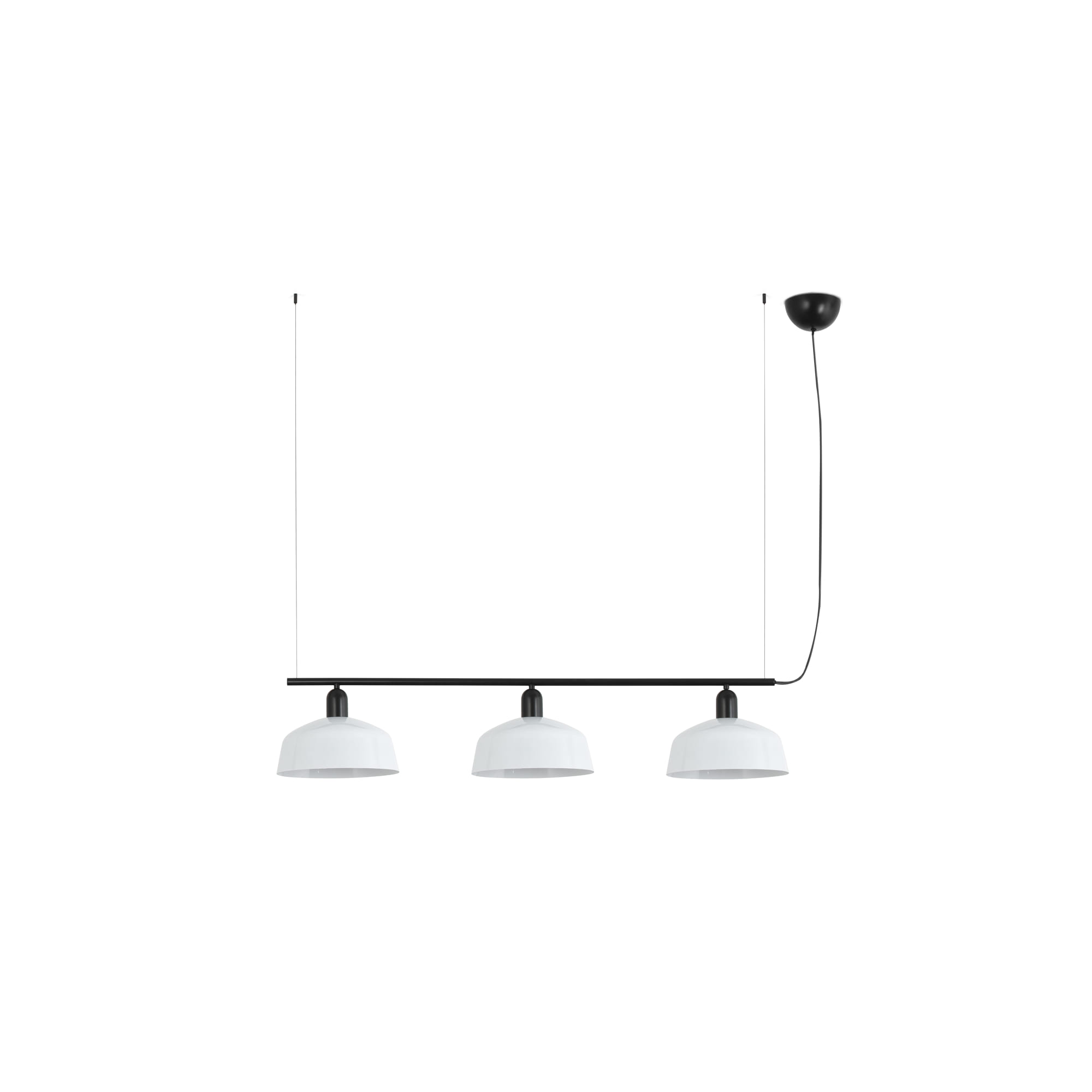 Faro TATAWIN M Metall 3L Pendelleuchte weiß - Produktbild 1