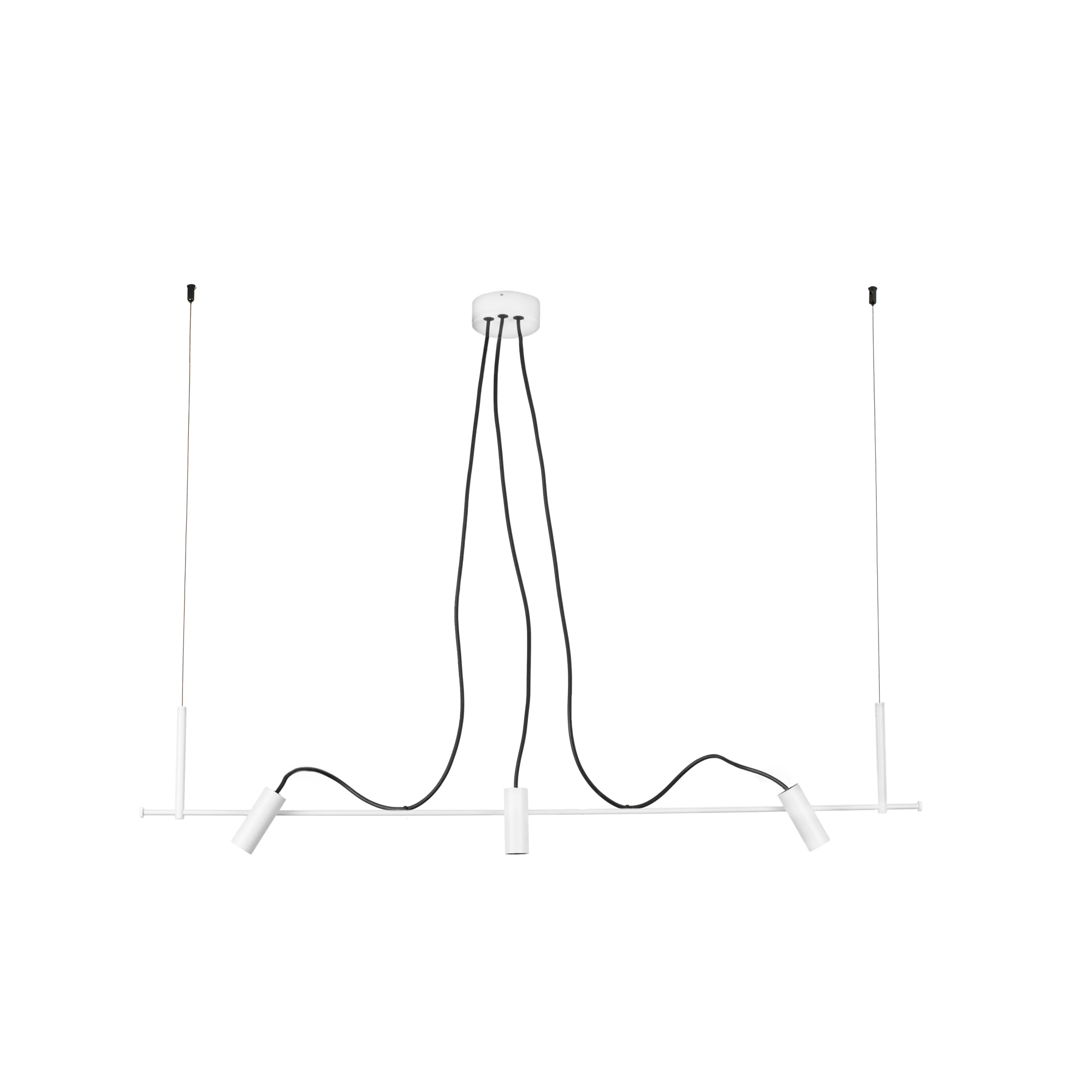 Faro CLAP Hängeleuchte linear weiß 3 × 6 W 3000 K 38° - Produktbild 1